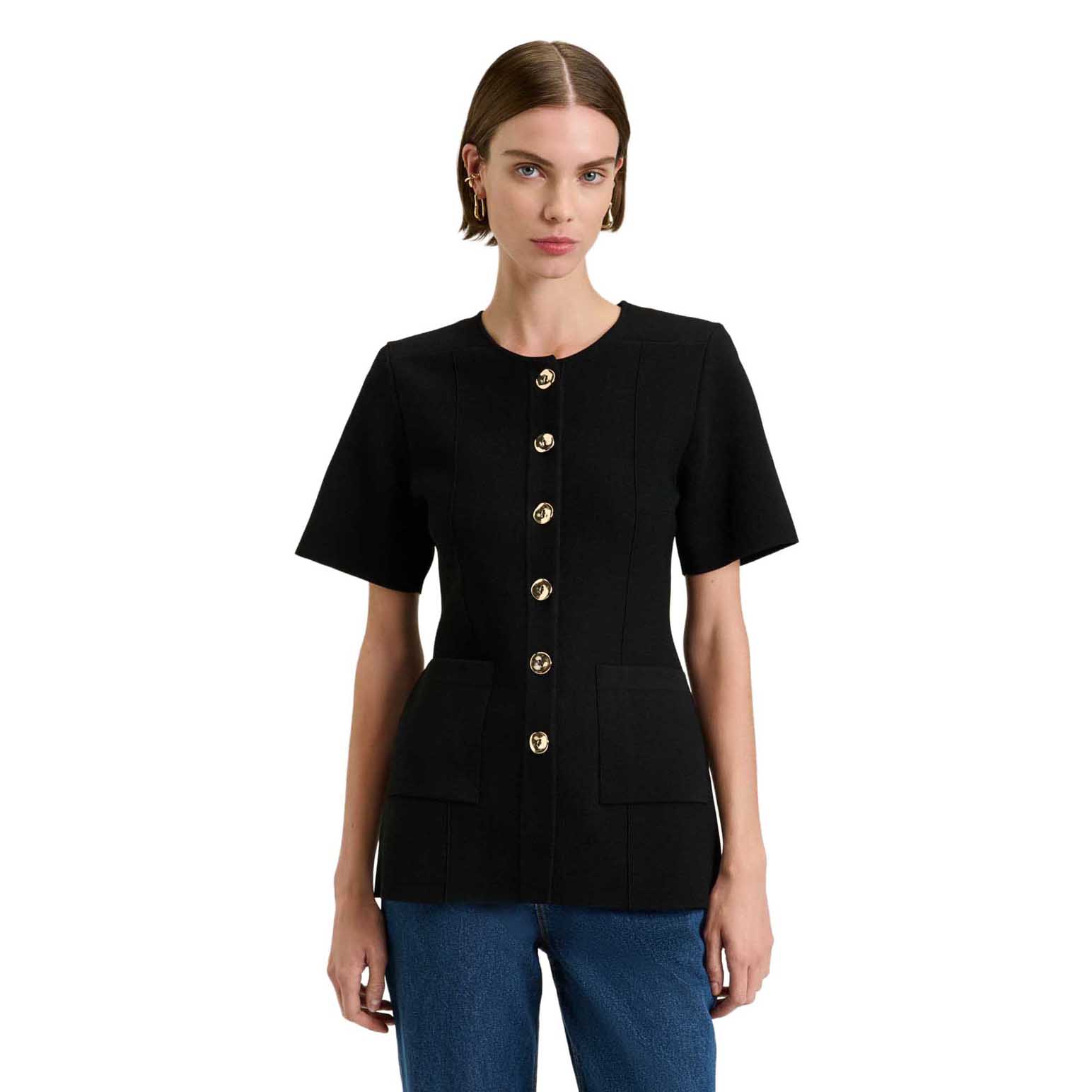 Veronika Maine Milano Short Sleeve Jacket